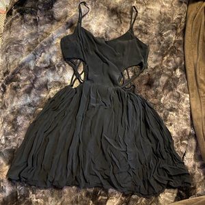 Brandy Melville Black cut out dress